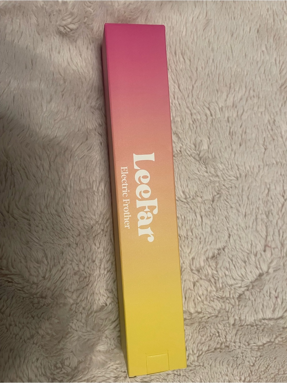 Electric Frother NWOT — Pink to Yellow Gradient